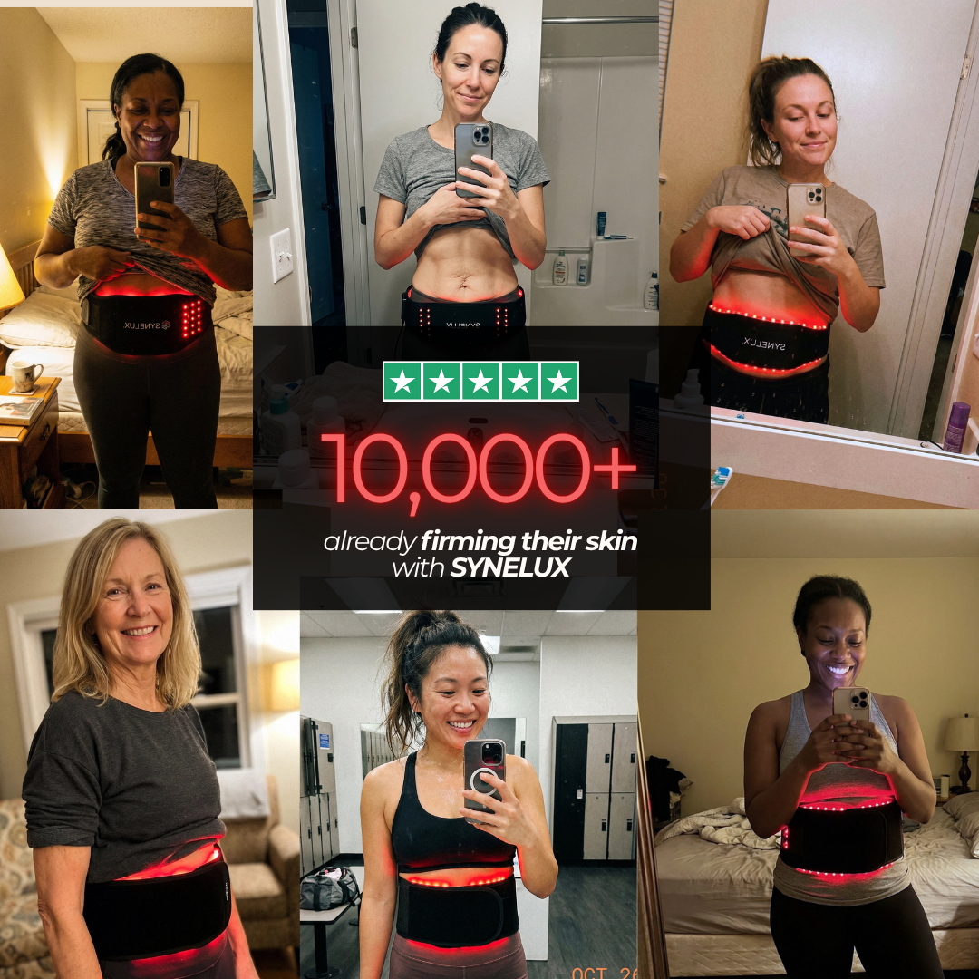 SYNELUX™ | The #1 Red Light Belt for Post-Weight-Loss Skin